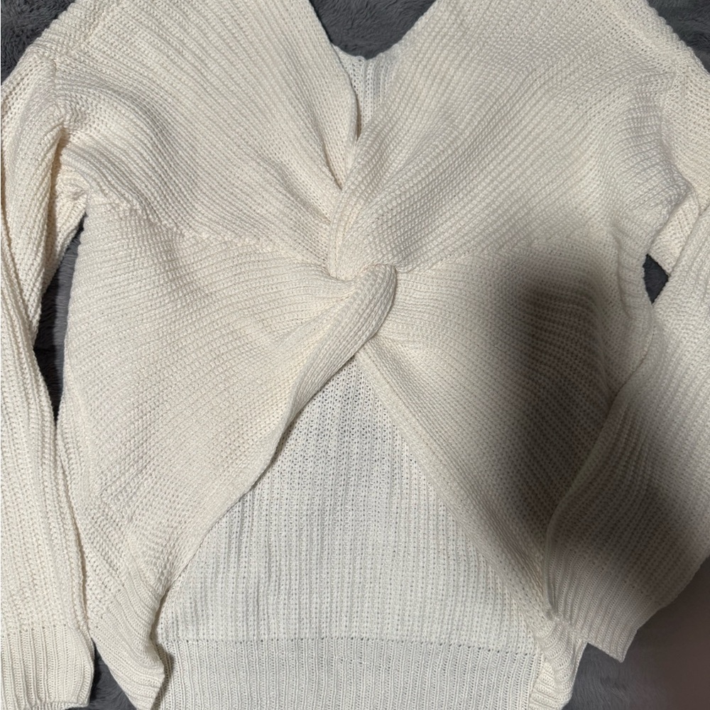 Cream Sweater | Beige Sweater | Cream Low Back Sweater | Sexy Sweater | Sweater